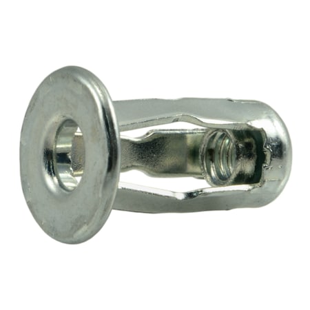 Midwest Fastener Rivet Nut, 16mm L, M4-0.70 Thread Size, Steel, Zinc Plated, 10 PK 39461